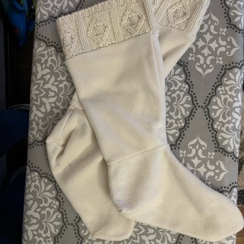 L.L. Bean Wellie Warmers (Cable knit fleece lined rain boot LINERS)